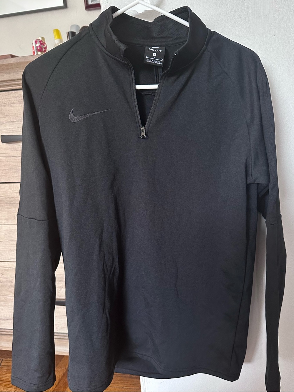 Nike Black Men's Quarter-Zip Training Pullover